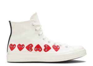  CONVERSE COMME DES GARÇONS PLAY X CHUCK 70 HI TOP 'MULTI HEART' - Imagen 2