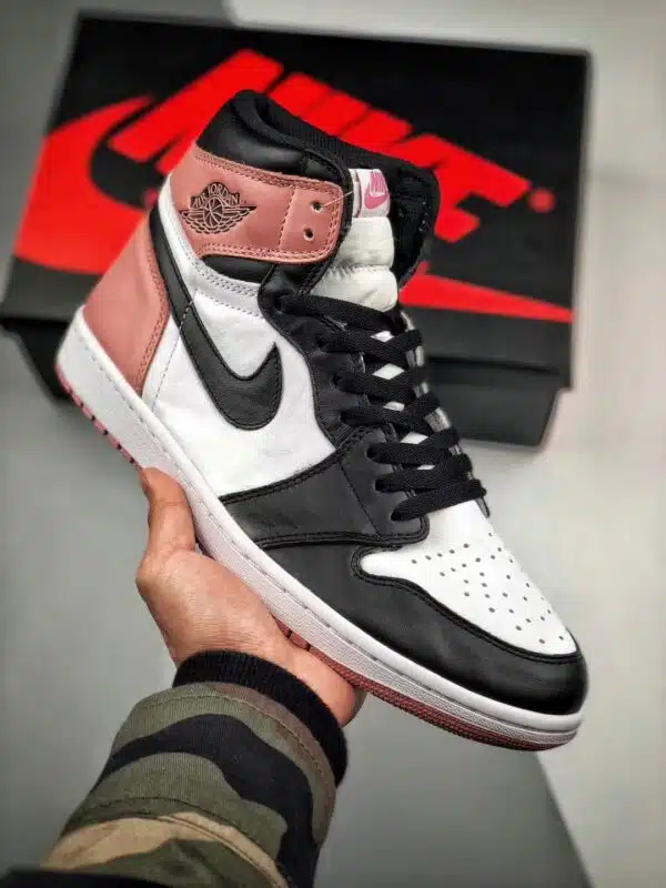 Réplica AIR JORDAN 1 RETRO HIGH OG NRG 'RUST PINK' - Imagen 4