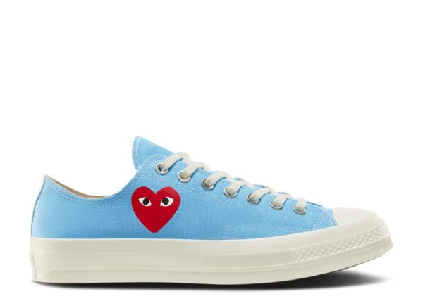 Réplica CONVERSE COMME DES GARÇONS PLAY X CHUCK 70 LOW - Imagen 2