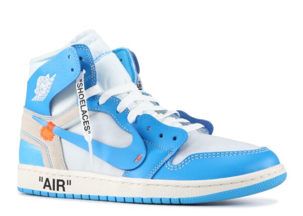 Réplica OFF-WHITE X AIR JORDAN 1 RETRO HIGH OG 'UNC' - Imagen 6