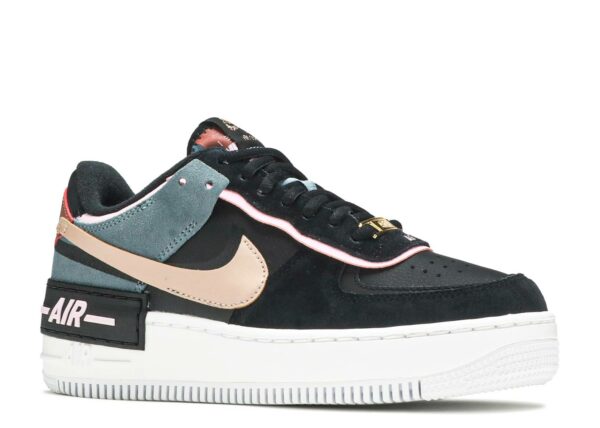 Réplica WMNS AIR FORCE 1 SHADOW 'BLACK LIGHT ARCTIC PINK' - Imagen 2