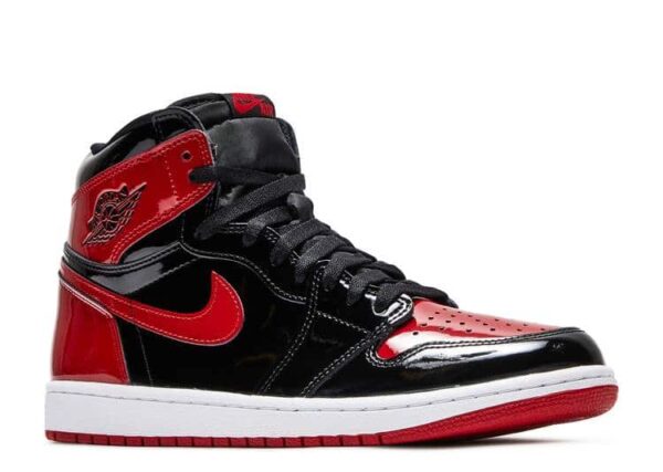 Réplica AIR JORDAN 1 RETRO HIGH OG 'PATENT BRED' - Imagen 2