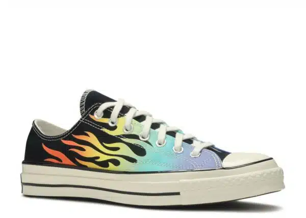 Réplica CONVERSE CHUCK 70 LOW 'ARCHIVE PRINT - FLAMES' - Imagen 2