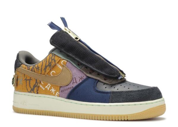 Réplica TRAVIS SCOTT X AIR FORCE 1 LOW 'CACTUS JACK' - Imagen 4