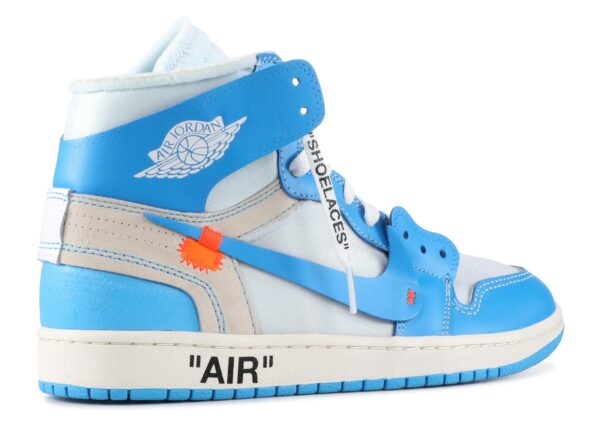 Réplica OFF-WHITE X AIR JORDAN 1 RETRO HIGH OG 'UNC' - Imagen 5