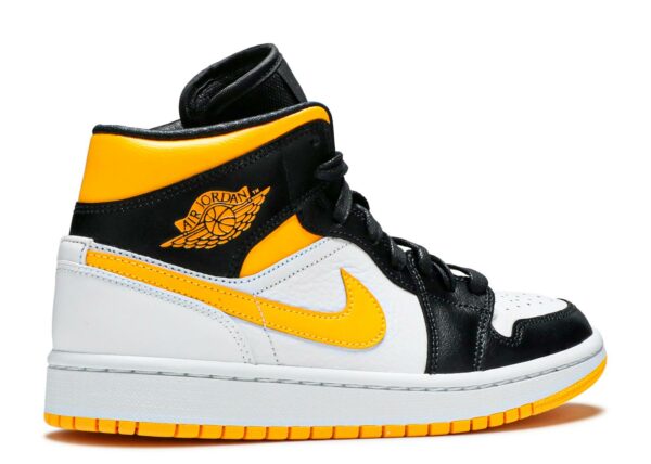 Réplica WMNS AIR JORDAN 1 MID SE 'WHITE LASER ORANGE' - Imagen 3