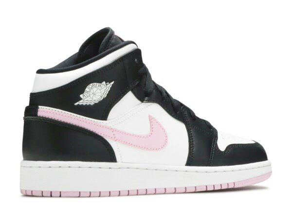 Réplica AIR JORDAN 1 MID GS 'WHITE ARCTIC PINK' - Imagen 3