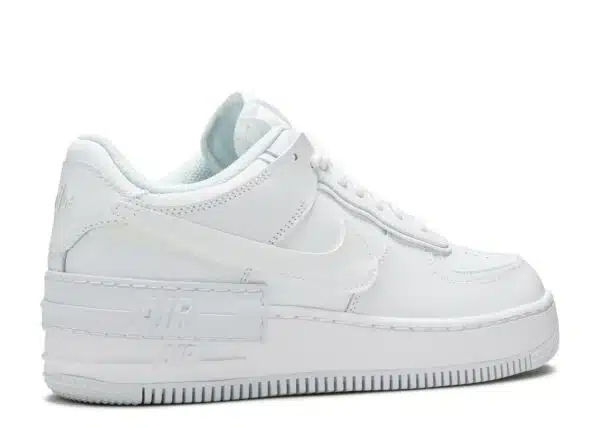 Réplica WMNS AIR FORCE 1 SHADOW 'TRIPLE WHITE' - Imagen 3