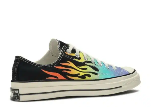 Réplica CONVERSE CHUCK 70 LOW 'ARCHIVE PRINT - FLAMES' - Imagen 3