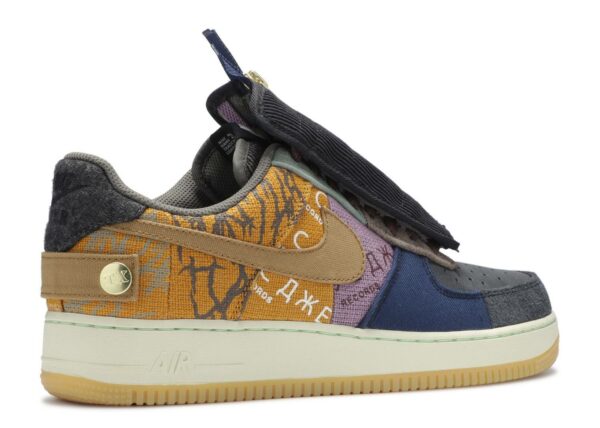 Réplica TRAVIS SCOTT X AIR FORCE 1 LOW 'CACTUS JACK' - Imagen 3