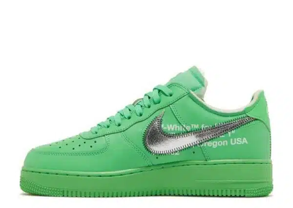 Replica OFF-WHITE X AIR FORCE 1 LOW 'LIGHT GREEN SPARK' - Imagen 4