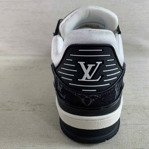 Replica LOUIS VUITTON LV TRAINER NEGRA - Imagen 5