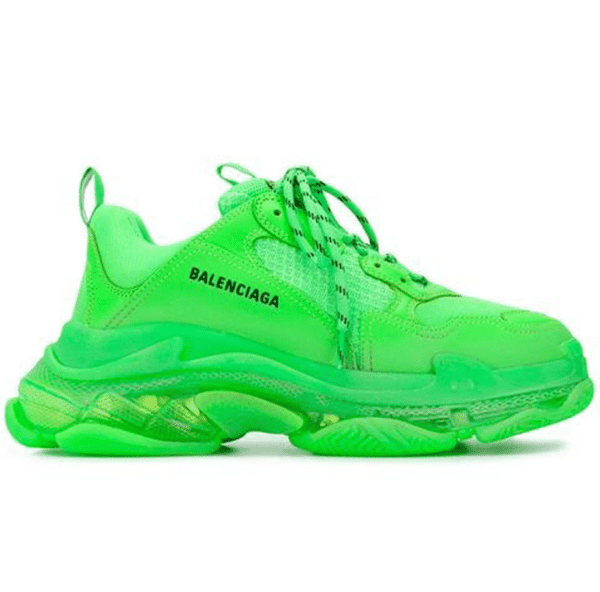 Réplica BALENCIAGA TRIPLE S CLEAR VERDES