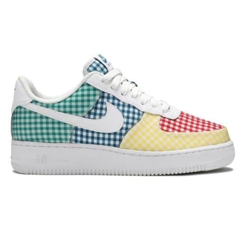 Réplica WMNS AIR FORCE 1 LOW QS 'GINGHAM PACK - MULTICOLOR'