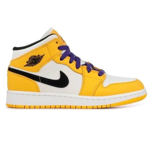 Réplica AIR JORDAN 1 MID GS 'LAKERS'
