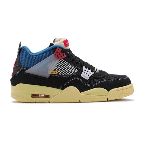 Réplica UNION LA X AIR JORDAN 4 RETRO 'OFF NOIR'