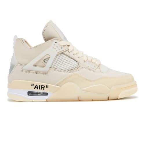 Réplica OFF-WHITE X WMNS AIR JORDAN 4 SP 'SAIL'