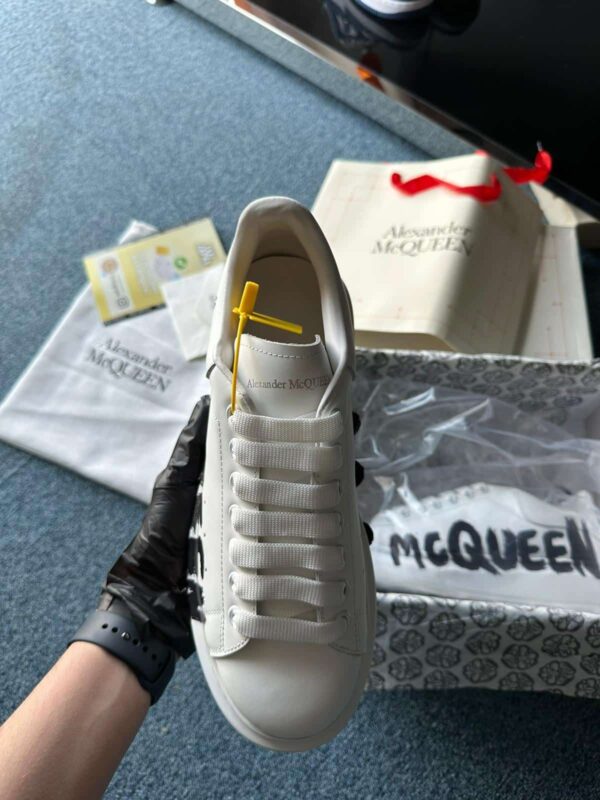 Réplica ALEXANDER MCQUEEN BLANCAS LOGO LATERAL - Imagen 5