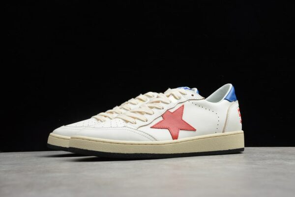 Réplica GOLDEN GOOSE SUPER STAR WHITE/RED/BLUE] - Imagen 4
