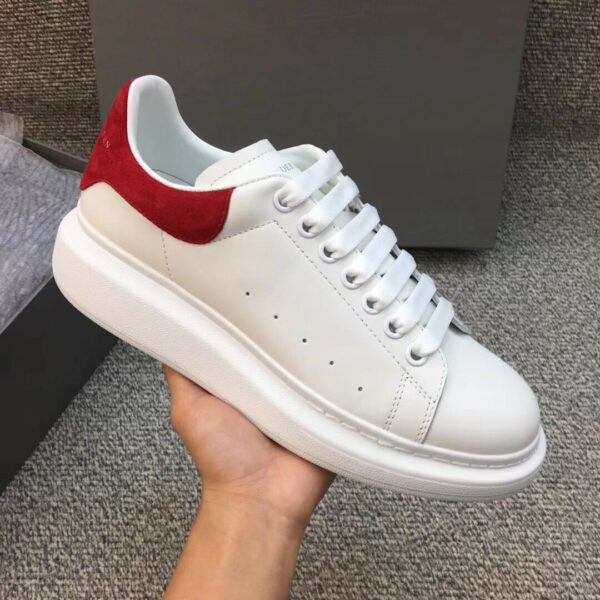 Réplica ALEXANDER  MCQUEEN BLANCAS Y ROJAS TERCIOPELO - Imagen 3