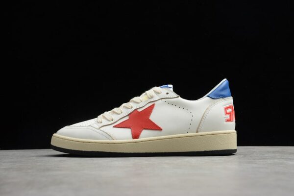 Réplica GOLDEN GOOSE SUPER STAR WHITE/RED/BLUE] - Imagen 5