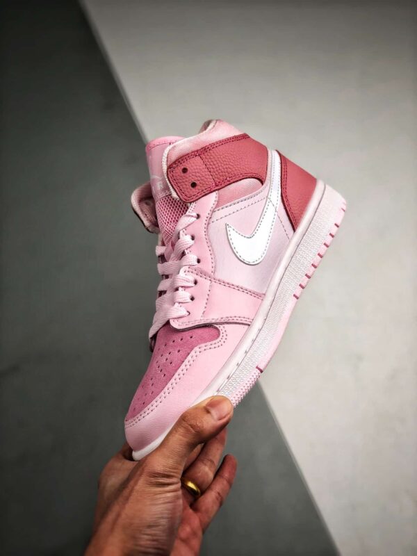 Réplica WMNS AIR JORDAN 1 MID 'DIGITAL PINK' - Imagen 6