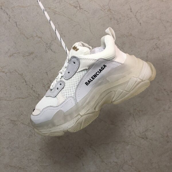 Réplica BALENCIAGA TRIPLE S CLEAR BLANCAS - Imagen 3