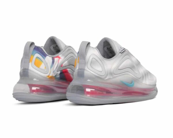 Réplica NIKE AIR MAX 720  Wolf Grey Teal Nebula Red Orbit White - Imagen 3