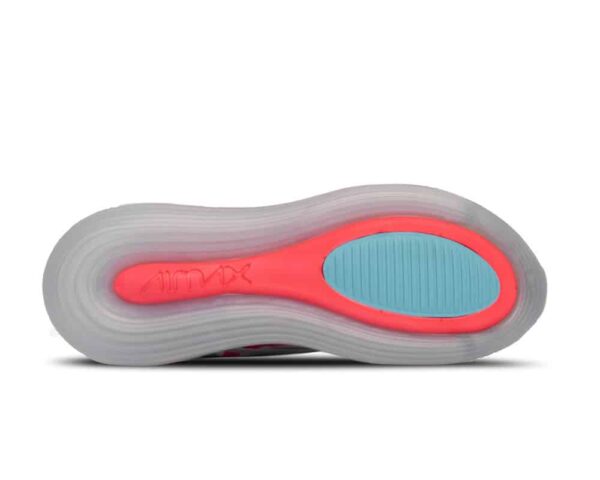 Réplica NIKE AIR MAX 720  Wolf Grey Teal Nebula Red Orbit White - Imagen 4