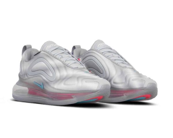 Réplica NIKE AIR MAX 720  Wolf Grey Teal Nebula Red Orbit White - Imagen 2