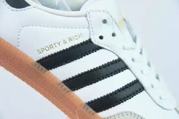 Réplica ADIDAS SAMBA SPORTY & RICH ‘BLANCAS Y NEGRAS’ - Imagen 3