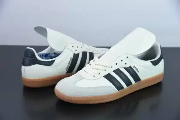 Réplica ADIDAS SAMBA X AD ‘HUMANRACE BLANCAS Y GRISES’ - Imagen 2