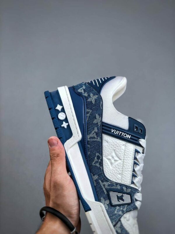 Réplica LOUIS VUITTON LV TRAINER 'AZULES' - Imagen 5