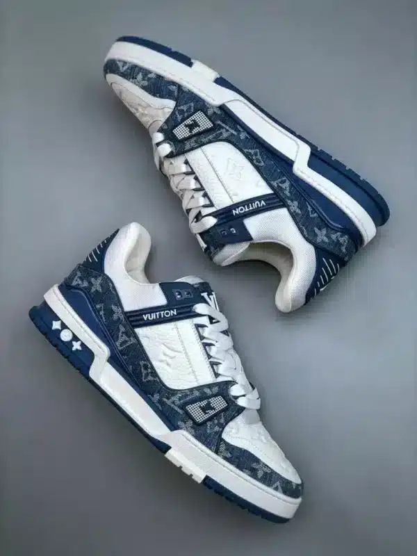 Réplica LOUIS VUITTON LV TRAINER 'AZULES' - Imagen 2