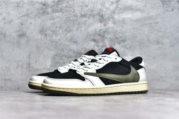 Réplica JORDAN 1 RETRO LOW OG SP TRAVIS SCOTT 'MEDIUM OLIVE' - Imagen 6