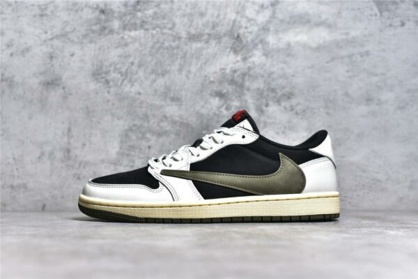 Réplica JORDAN 1 RETRO LOW OG SP TRAVIS SCOTT 'MEDIUM OLIVE' - Imagen 5