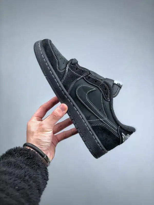 Réplica JORDAN 1 RETRO LOW 'TRAVIS SCOTT BLACK PHANTOM' - Imagen 8