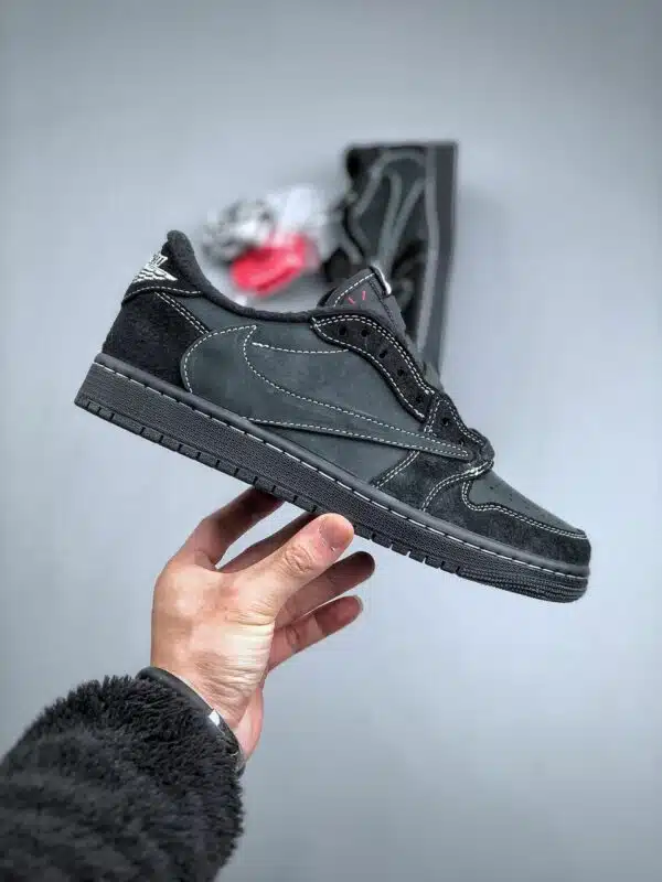 Réplica JORDAN 1 RETRO LOW 'TRAVIS SCOTT BLACK PHANTOM' - Imagen 7