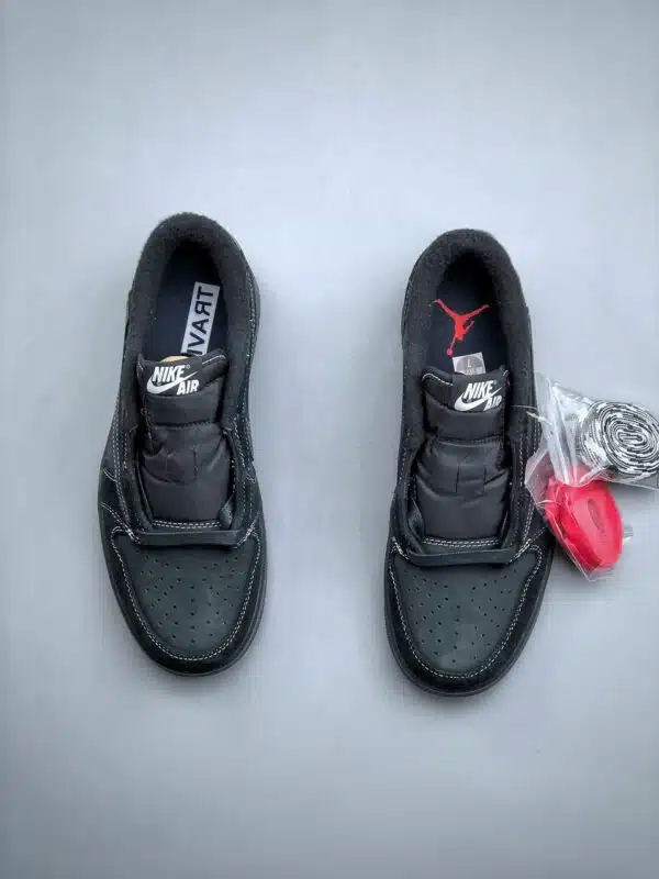 Réplica JORDAN 1 RETRO LOW 'TRAVIS SCOTT BLACK PHANTOM' - Imagen 6