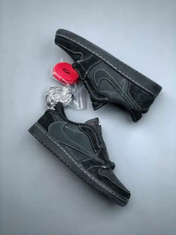 Réplica JORDAN 1 RETRO LOW 'TRAVIS SCOTT BLACK PHANTOM' - Imagen 2