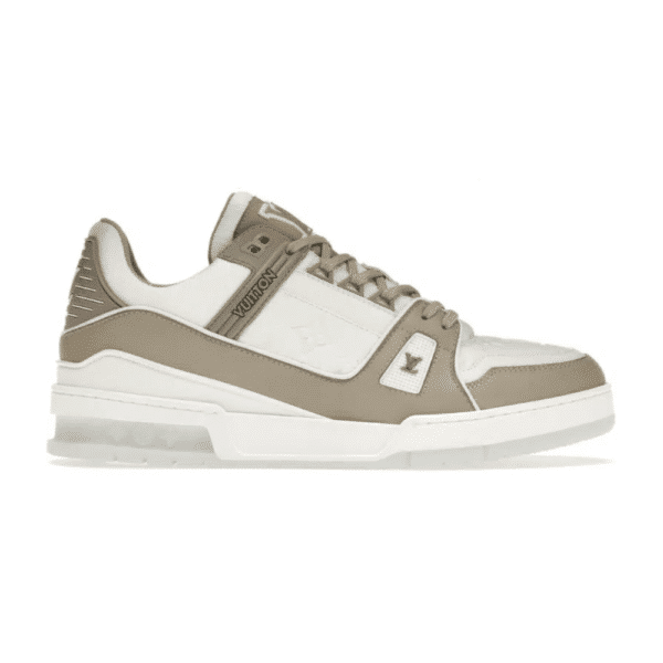 Réplica LOUIS VUITTON LV TRAINER ‘BEIGE Y BLANCAS’