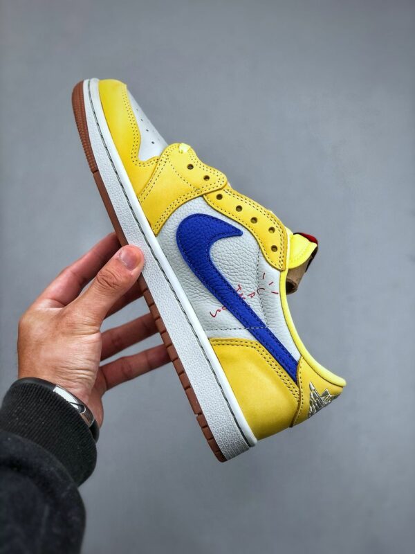 Réplica TRAVIS SCOTT X JORDAN RETRO 1 LOW ‘CANARY’ - Imagen 7