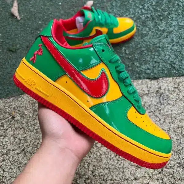 Réplica AIR FORCE 1 LOW LIL YACHTY CONCRETE BOYS ‘LUCKY GREEN’ - Imagen 9