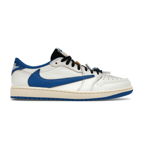 Réplica JORDAN 1 RETRO LOW OG SP FRAGMENT X TRAVIS SCOTT SAIL 'MILITARY BLUE'