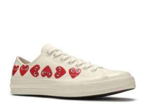  CONVERSE COMME DES GARÇONS PLAY X CHUCK 70 LOW TOP 'MULTI HEART' - Imagen 2