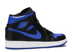  AIR JORDAN 1 MID 'BLACK HYPER ROYAL' - Imagen 3
