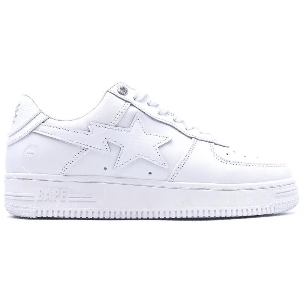 A-BATHING-APE-BAPE-STA-TRIPLE-WHITE RÉPLICA BAPESTA ‘WHITE’ - Imagen 1