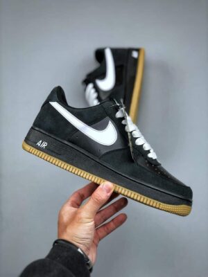  AIR FORCE 1 '07 LV8 'BLACK WHITE' GUM - Imagen 7