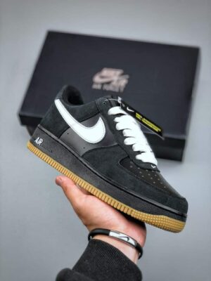  AIR FORCE 1 '07 LV8 'BLACK WHITE' GUM - Imagen 9