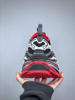 RÉPLICA BALENCIAGA PLATFORM REDUCED 'NEGRAS, GRISES Y ROJAS' - Imagen 4